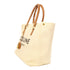 CELINE GHW Horizontal Cabas Tote Bag Canvas White