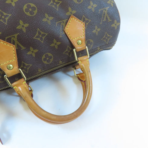 LOUIS VUITTON LV GHW Speedy 30 Handbag M41526 Monogram Brown v1