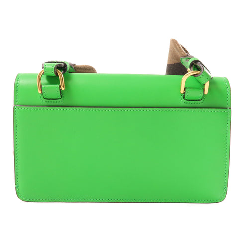 FENDI GHW Baguette Mini Shoulder Bag 8BS039 Leather