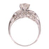 Jewelry 1.01ct Diamond Ring 18K White Gold US#8.5
