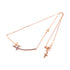 Fine Jewelry Brown Diamond Necklace 14K Rose Gold