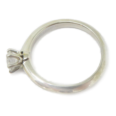TIFFANY&CO 0.35ct Diamond Engagement Ring PT950 Platinum US#4.5