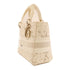 Christian Dior CD GHW Medium Lady Dior Lace 2way Shoulder Bag