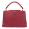 LOUIS VUITTON LV SHW Capucines Shoulder Bag M25128 Taurillon Red