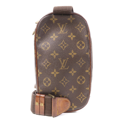 LOUIS VUITTON LV GHW Pochette Gange Shoulder Bag M51870 Monogram Brown