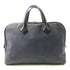 HERMES PHW Victoria 2 12H Handbag Toile H/Swift Leather Black/Grey