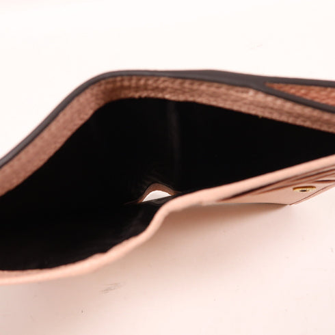 GUCCI GG Wallet Calfskin Leather Pink