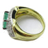 FINE JEWELRY 1.88ct Emerald 0.77ct Diamond Ring PT900 Platinum 18K Gold US#5.75