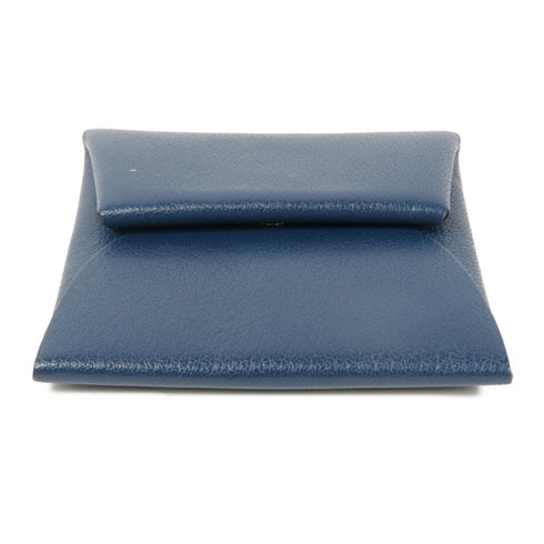 HERMES Bastia Coins Case Chevre Leather