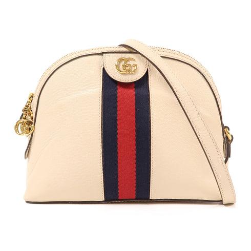 GUCCI GG GHW Shoulder Bag 499621 Calfskin Leather