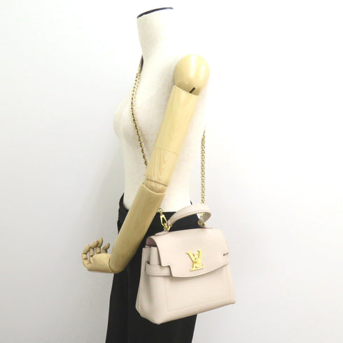 LOUIS VUITTON LV GHW 2 Way Shoulder Bag Handbag #M21052 Calfskin Leather Beige