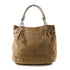 COACH SHW Tote Bag Handbag Suede Brown