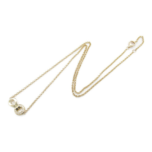 CARTIER Agrafe Diamond Necklace 18K Pink Gold