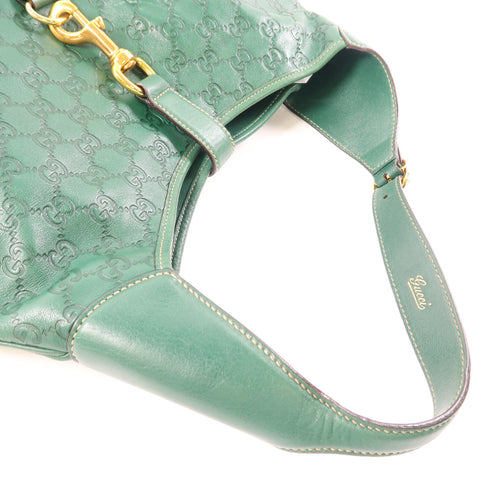 GUCCI GG GHW Guccissima Shoulder Bag Calfskin Leather