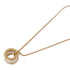 BVLGARI B-Zero 1 Necklace 18K Yellow Gold Ceramic Gold/White