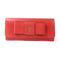 PRADA GHW Long Wallet 1M1132 Calfskin Leather Red