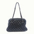 CHANEL Quilted CC SHW Chain Shoulder Bag Lambskin Leather Black v1