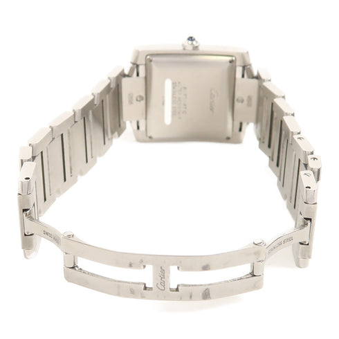 CARTIER Tank Francaise Automatic Watch W51002Q3 Stainless Steel Silver