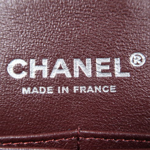 CHANEL Quilted CC SHW Classic 25cm Chain Shoulder Bag Lambskin Leather Black