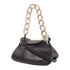 Chloe SHW 2 Way Chain Shoulder Bag Calfskin Leather Black