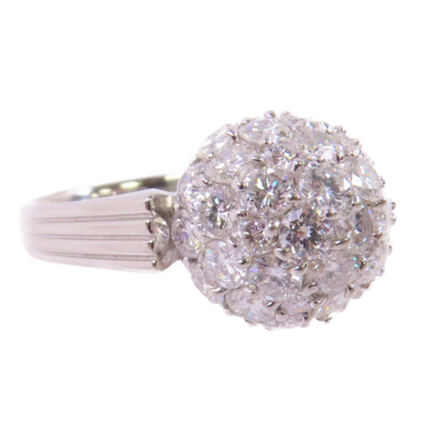 FINE JEWELRY 3.50ct Diamond Ring US#6 PT900 Platinum