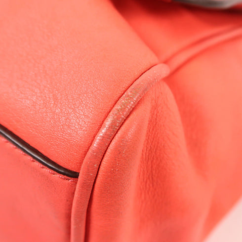 COACH SHW 2 Way Shoulder Bag Handbag Calfskin Leather