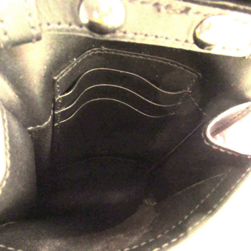 GUCCI GG Square G Space Pochette Shoulder Bag 63766 Coated Canvas Black Blue Red