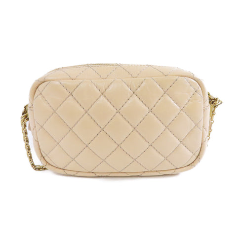 CHANEL Quilted CC GHW 2.55 Camera Bag Chain Shoulder Bag Calfskin Leather Pink