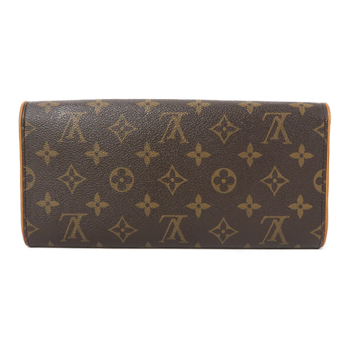 LOUIS VUITTON LV GHW Pochette Twin GM Shoulder Bag M51852 Monogram Brown v1