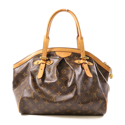 LOUIS VUITTON LV GHW Tivoli GM Shoulder Bag M40144 Monogram Brown v12