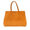 HERMES PHW Garden Party PM Handbag Negonda Leather Orange