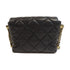 CHANEL Quilted CC GHW Chain Shoulder Bag Lambskin Leather Black v3