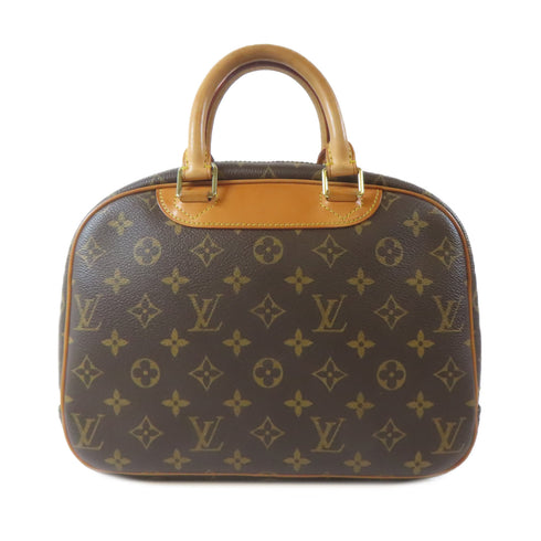 LOUIS VUITTON LV GHW Trouville Boston Bag Handbag M42228 Monogram Brown