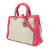 Christian Dior CD SHW 2 Way Shoulder Bag Canvas Pink