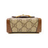 GUCCI GG GHW Horsebit Mini Shoulder Bag Crossbody Coated Canvas 625615 Brown