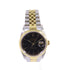 ROLEX Datejust Automatic Watch 16233 18K Yellow Gold Stainless Steel Black