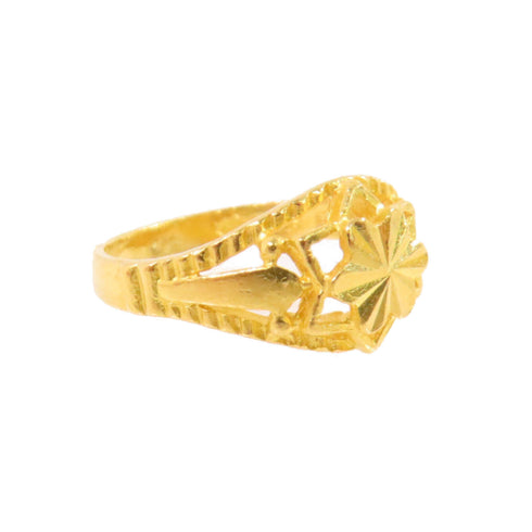 Jewelry Gold Ring US#3.75 24K Yellow Gold
