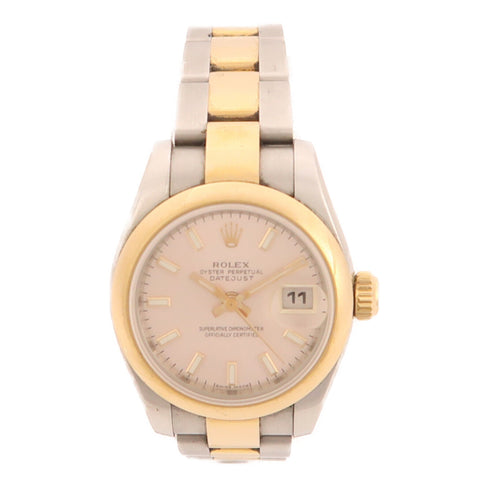 ROLEX Datejust Automatic Watch 179161 Stainless Steel/18K Rose Gold Pink