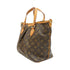 LOUIS VUITTON LV GHW Palermo PM 2 Way Bag M40145 Monogram Brown v1