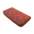 BOTTEGA VENETA BV SHW Long Wallet Intrecciato Leather Red