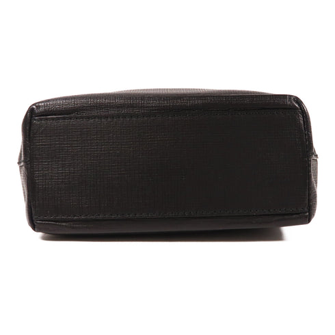 BALENCIAGA SHW 2 Way Shoulder Bag Calfskin Leather Black