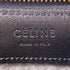 CELINE GHW Trio Shoulder Bag Crossbody Lambskin Leather Black