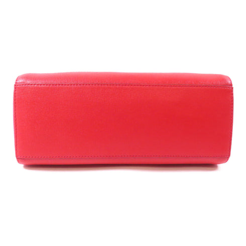 COACH SHW 2 Way Shoulder Bag Calfskin Leather Pink