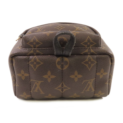 LOUIS VUITTON LV GHW Palm Springs Mini Backpack Rucksack M44873 Monogram Brown