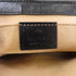 GUCCI GHW GG Marmont Shoulder Bag Calfskin Leather Black Beige