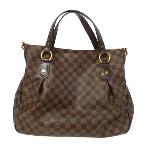 LOUIS VUITTON LV GHW Evora MM 2 Way Shoulder Bag Handbag N41131 Damier Brown