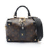 LOUIS VUITTON LV GHW Petite Malle Souple 2 Way Shoulder Bag M45571 Brown Black