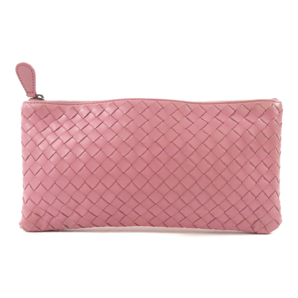 BOTTEGA VENETA Pouch Leather Pink