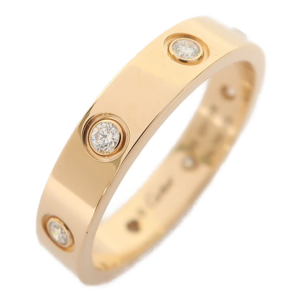 CARTIER Love Ring Mini 18K Rose Gold US#7 #55