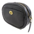 COACH GHW Shoulder Bag Calfskin Leather Black